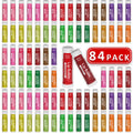 Yopela 84-Pack Natural Lip Balm – 14 Flavors, Vitamin E & Coconut Oil, Non-GMO