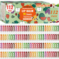 Yopela 112 Pack Natural Lip Balm Bulk – Vitamin E, Coconut Oil, 14 Flavors, Non-GMO