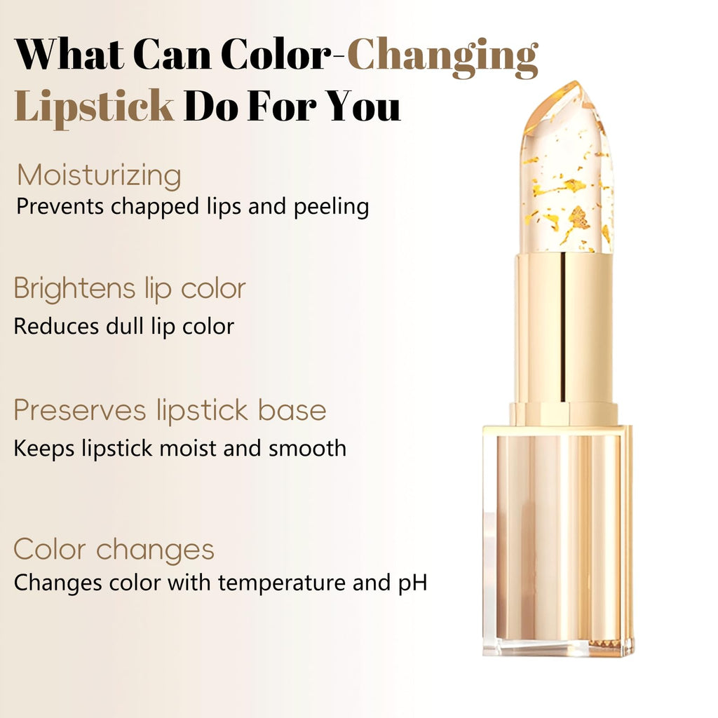 YOTOCK Color Changing Lipstick 2-Pack | pH-Responsive Lip Color & Long-Lasting Moisture