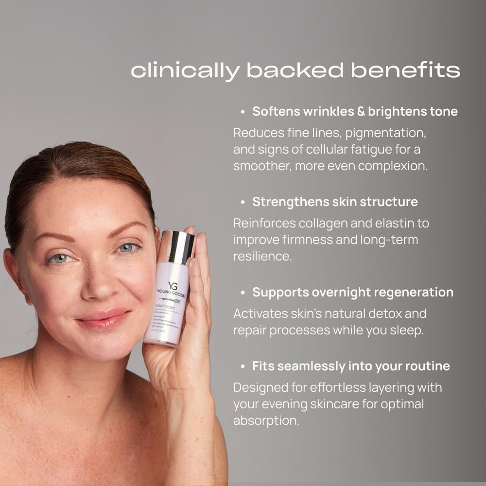 Young Goose Youth Reset Serum | Skin Rejuvenation & Texture | Travel Size 15ml