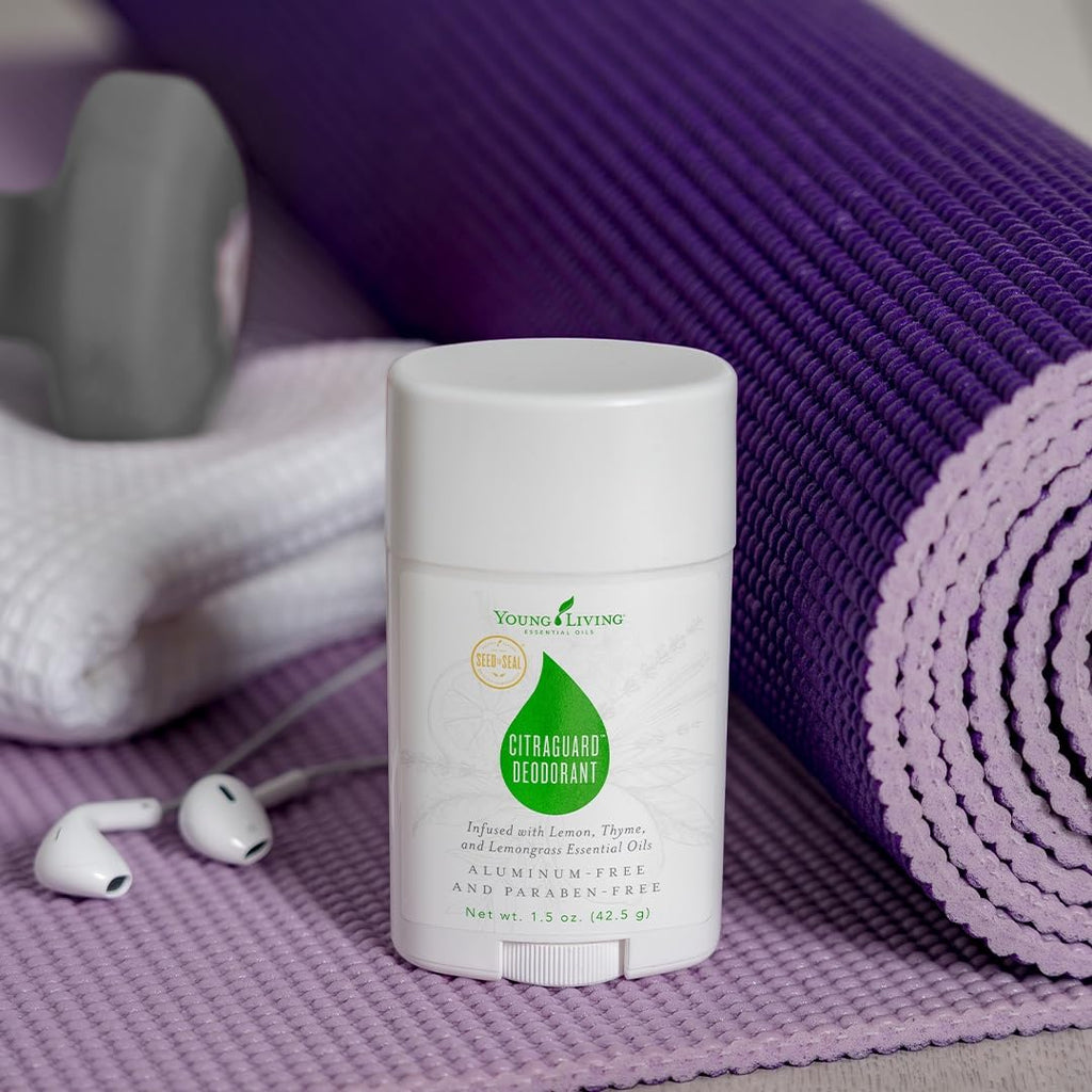 Young Living CitraGuard Deodorant 1.5 oz | Natural Odor Protection, Moisture-Absorbing & Vegan