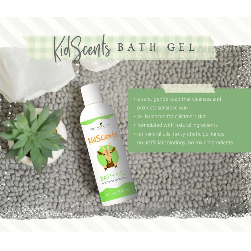 KidScents Bath Gel by Young Living – Gentle, Hypoallergenic Bath for Sensitive Skin (8 fl oz)