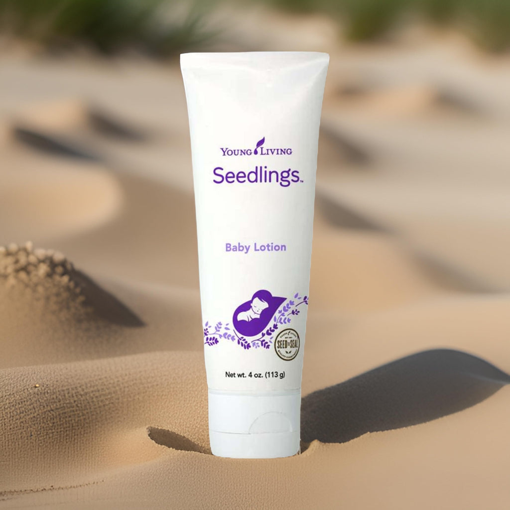 Young Living Seedlings Baby Lotion – Hypoallergenic, Gentle Hydration for Delicate Infant Skin (4 oz)