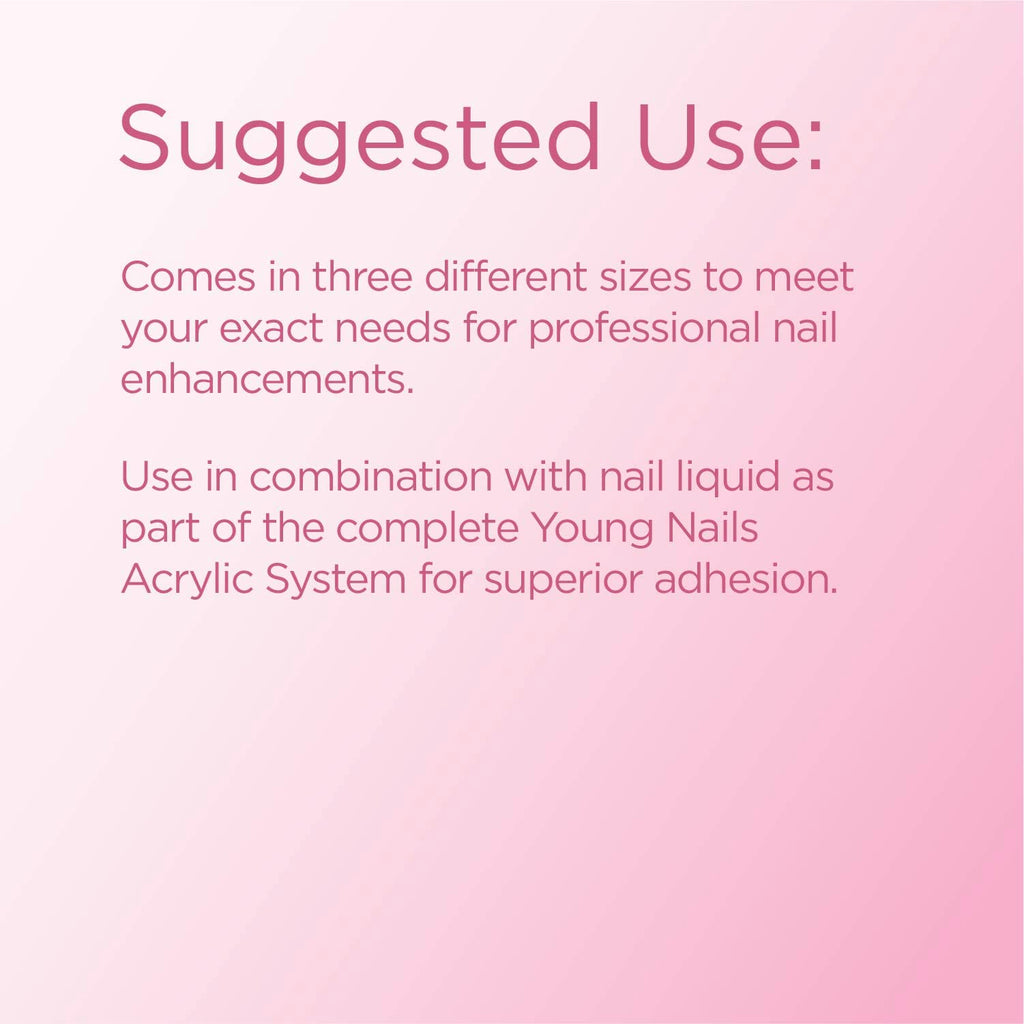 Young Nails Acrylic Cover Powder Rosebud – Self-Leveling, Quick-Set, 85g | Professional-Grade Nail Powder