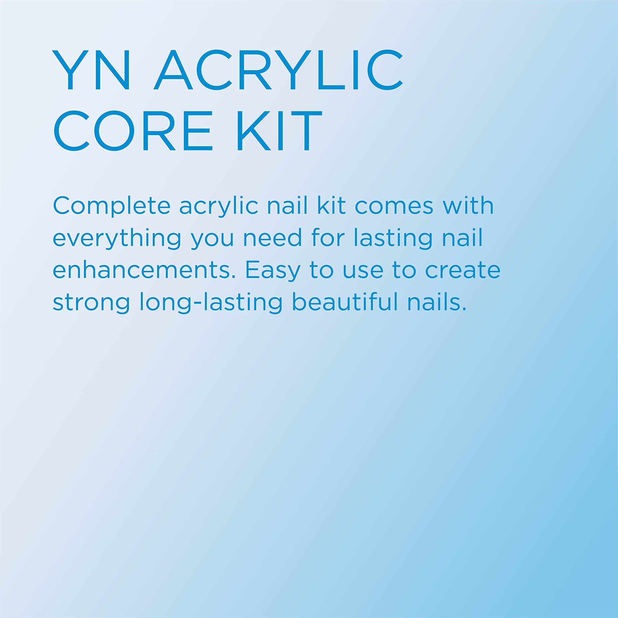 Young Nails Professional Acrylic Kit — Core Product Set (50 Nail Sets)