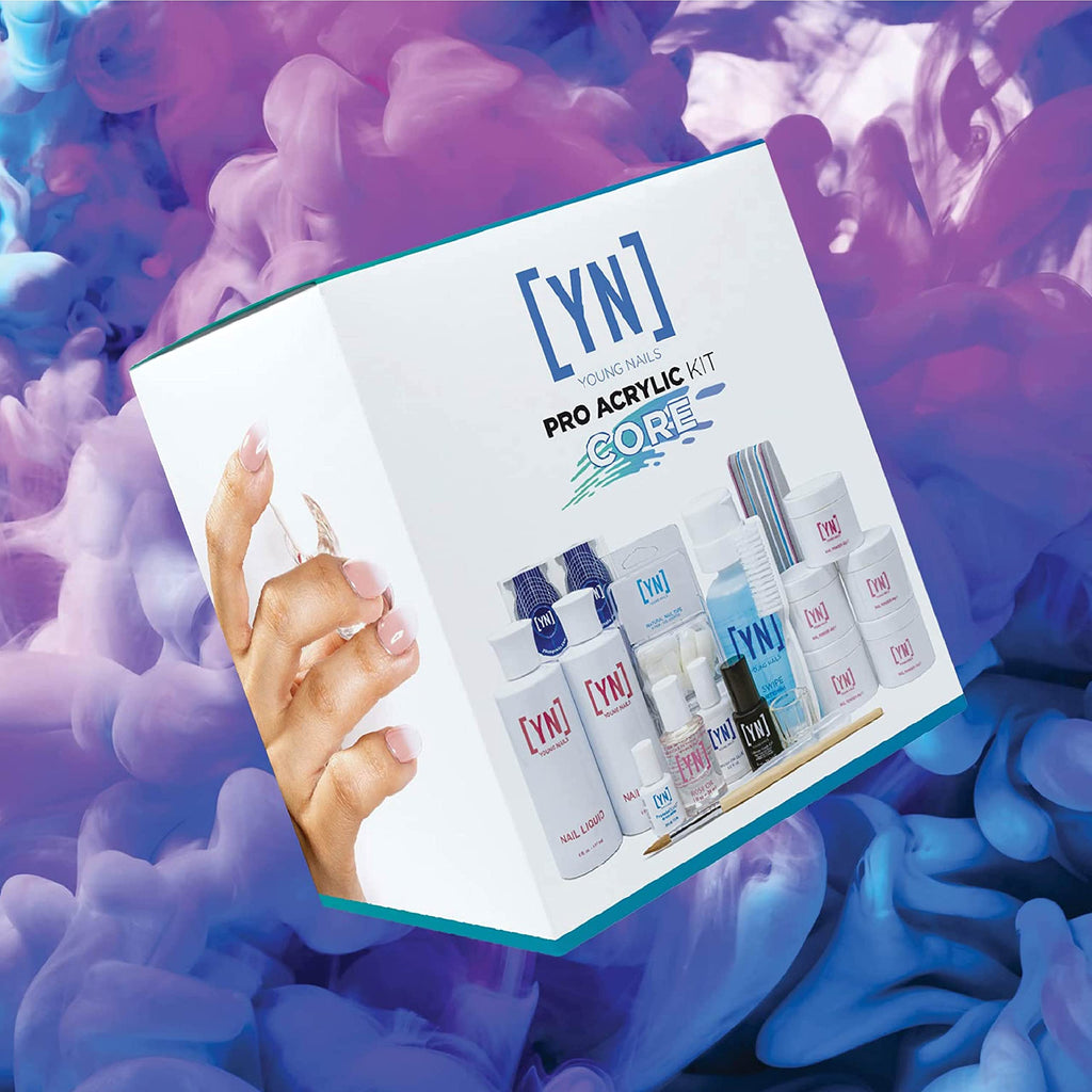 Young Nails Professional Acrylic Kit — Core Product Set (50 Nail Sets)