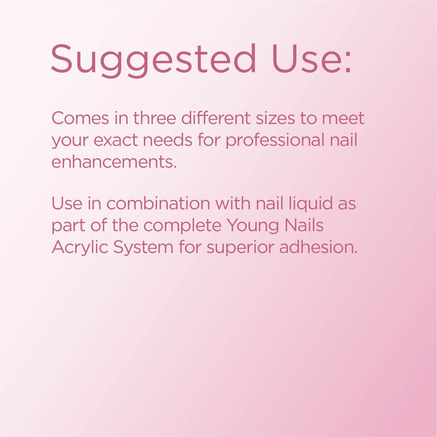 Young Nails Acrylic Cover Powder – Flawless Consistency, 75s Set, 45g/85g/660g