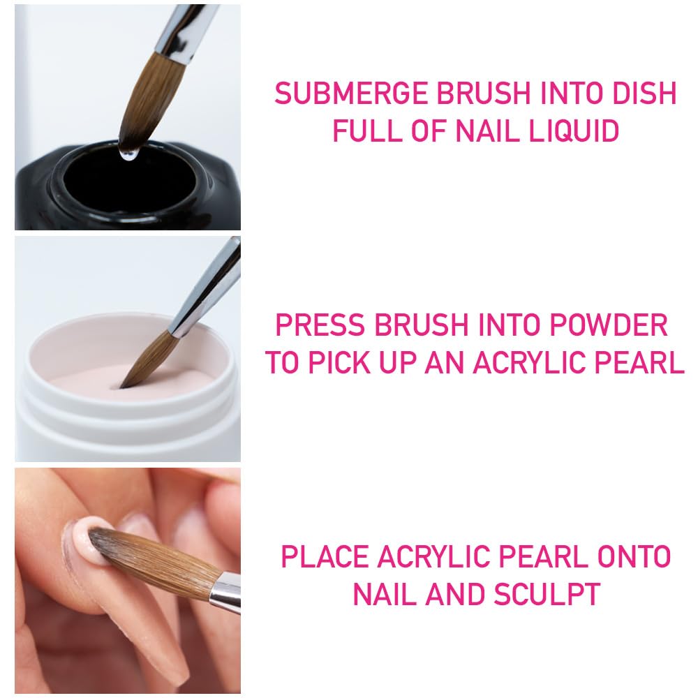 Young Nails Liquid Nail Monomer 32oz – Low Odor, MMA Free, for Acrylic Powder
