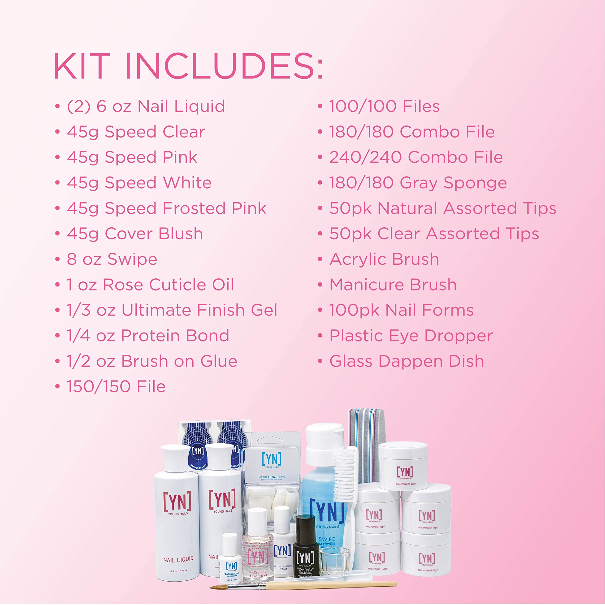 Young Nails Pro Acrylic Kit Speed – Complete At-Home Salon Quality