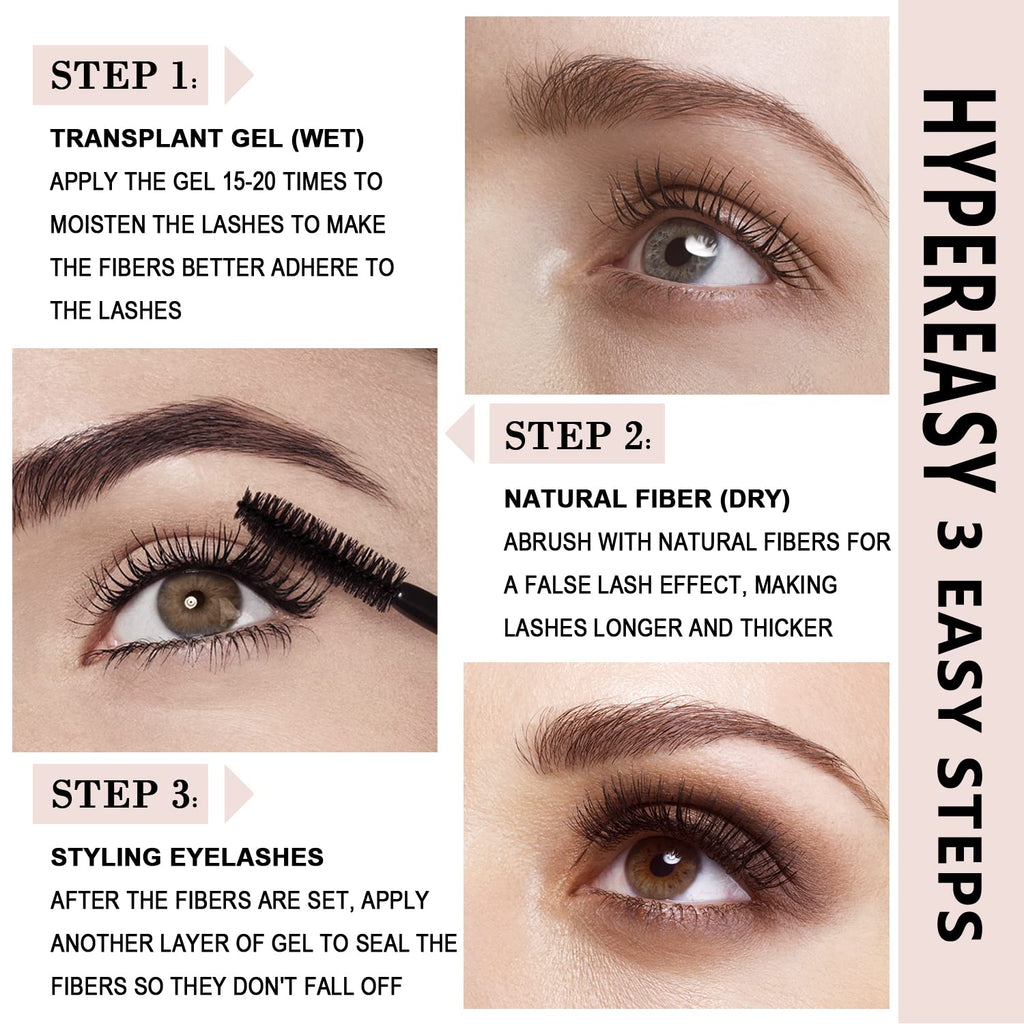 Youngfocus 3D Fiber Lash Mascara Waterproof – Dramatic Length, Volume & Long-Lasting Wear