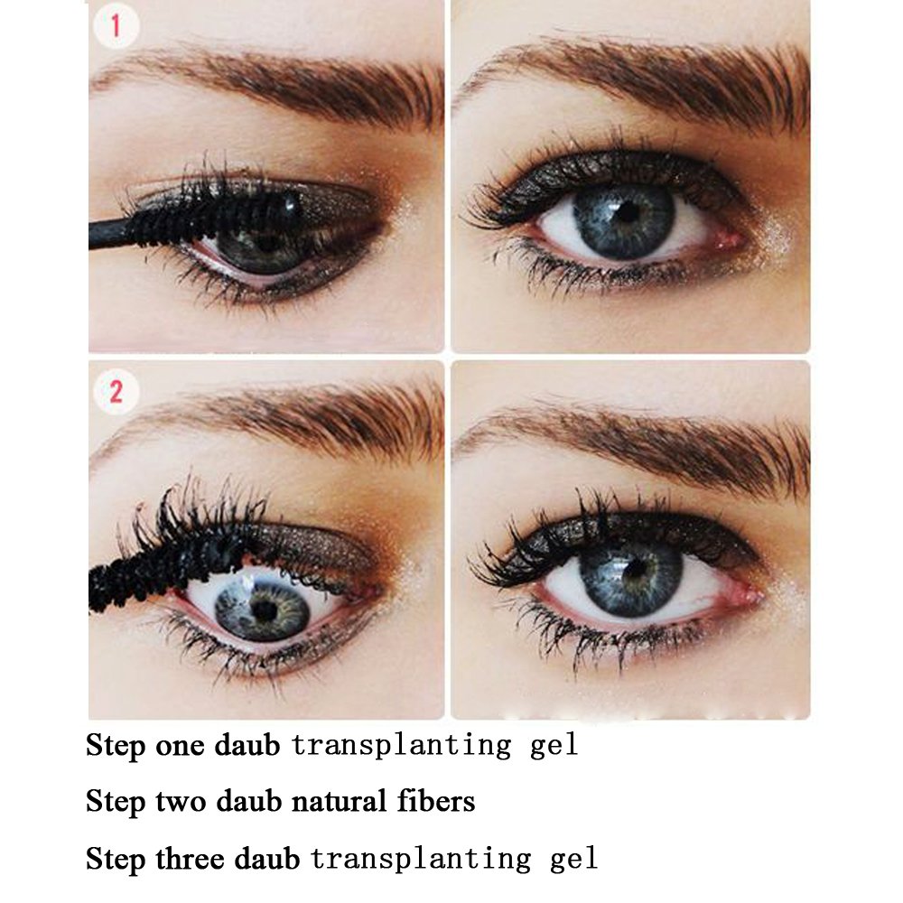 Youngfocus 3D Silk Fiber Lash Mascara – Lengthening, Thickening, Waterproof, All-Day Wear