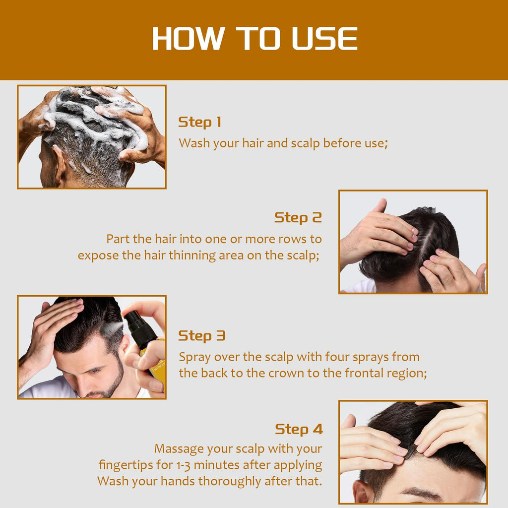 YOUNGYOUNGLOVE 5% Minoxidil Spray with Biotin – Hair Growth for Men & Women (3.38 oz)
