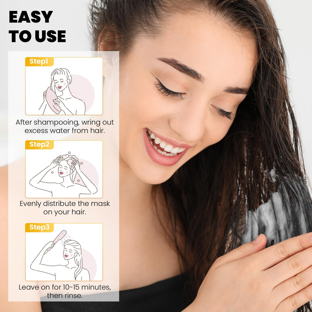 YOURTONE Keratin Hair Mask Treatment | Deep Conditioning for Dry, Damaged Hair (16.9 fl oz)