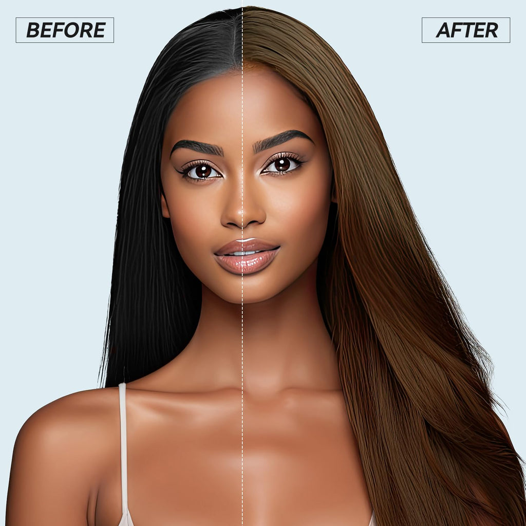 YOURTONE Hair Dye Shampoo Chestnut Brown – 3-in-1, Ammonia-Free, 500ml