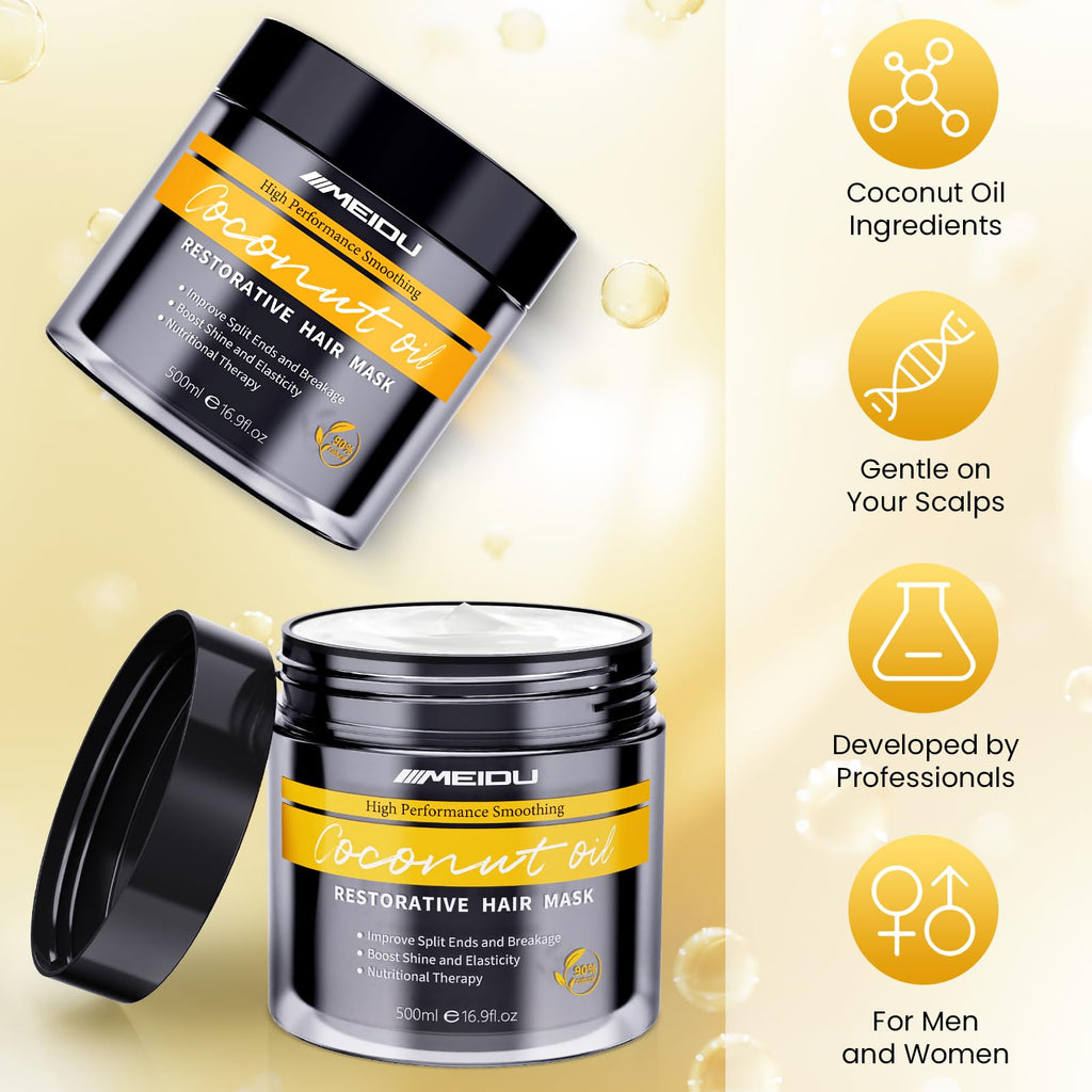 YOURTONE Keratin Hair Mask Treatment | Deep Conditioning for Dry, Damaged Hair (16.9 fl oz)