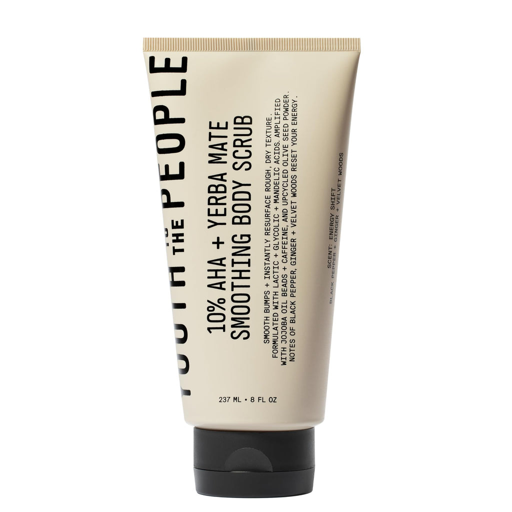 Youth To The People 10% AHA + Yerba Mate Body Scrub – Smoothing Energy, 8 oz