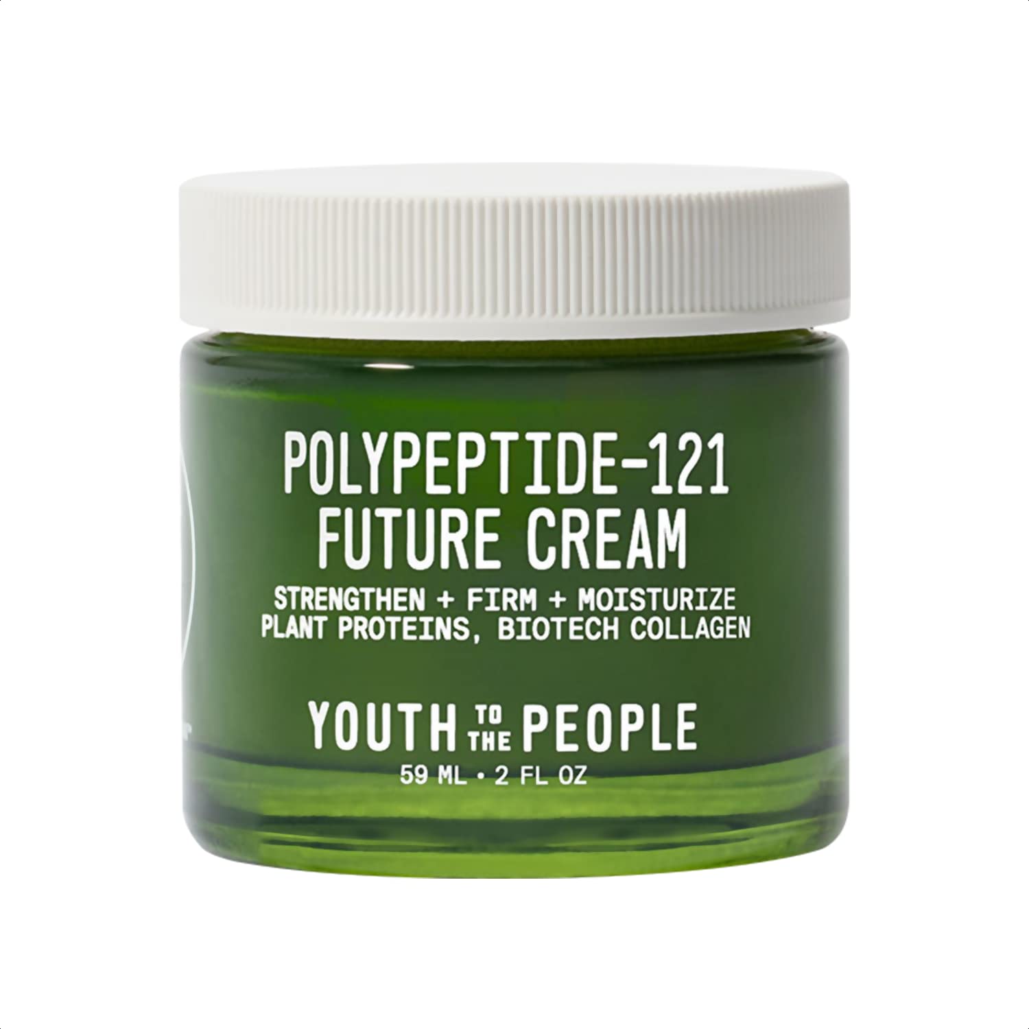 Youth To The People 121-Polypeptide Future Cream — Fragrance-Free Vegan Peptide Moisturizer (2 oz)
