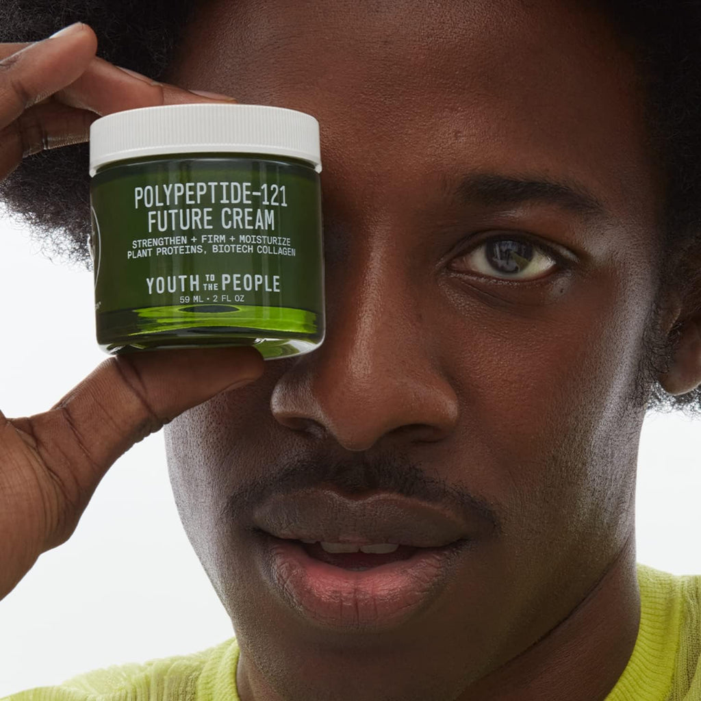 Youth To The People 121-Polypeptide Future Cream — Fragrance-Free Vegan Peptide Moisturizer (2 oz)