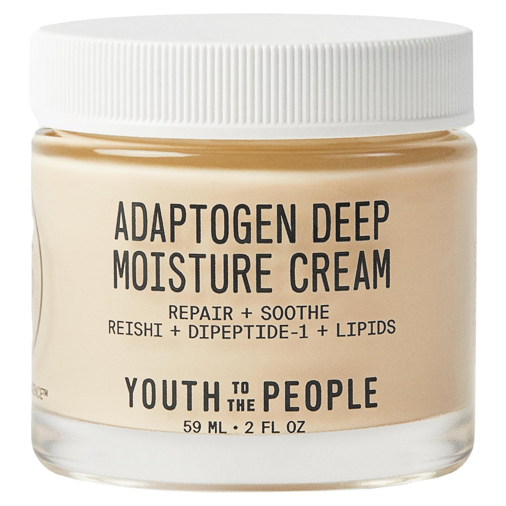 Youth To The People Adaptogen Skin Repairing Moisture Cream | Hydrating Fragrance-Free Moisturizer for Sensitive Dry Skin