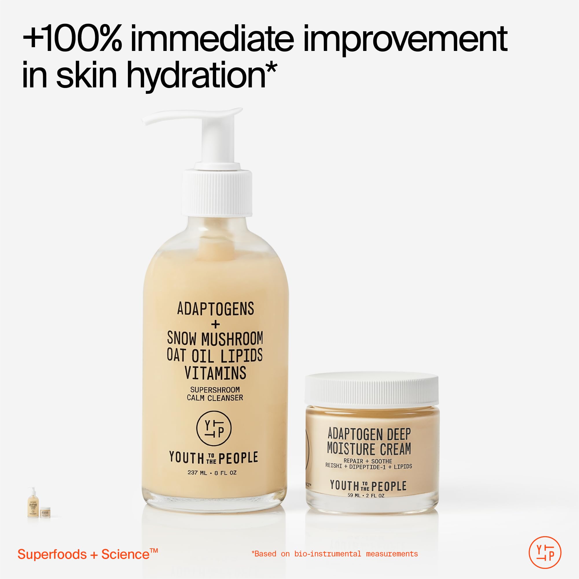 Youth To The People Adaptogen Skin Repairing Moisture Cream | Hydrating Fragrance-Free Moisturizer for Sensitive Dry Skin