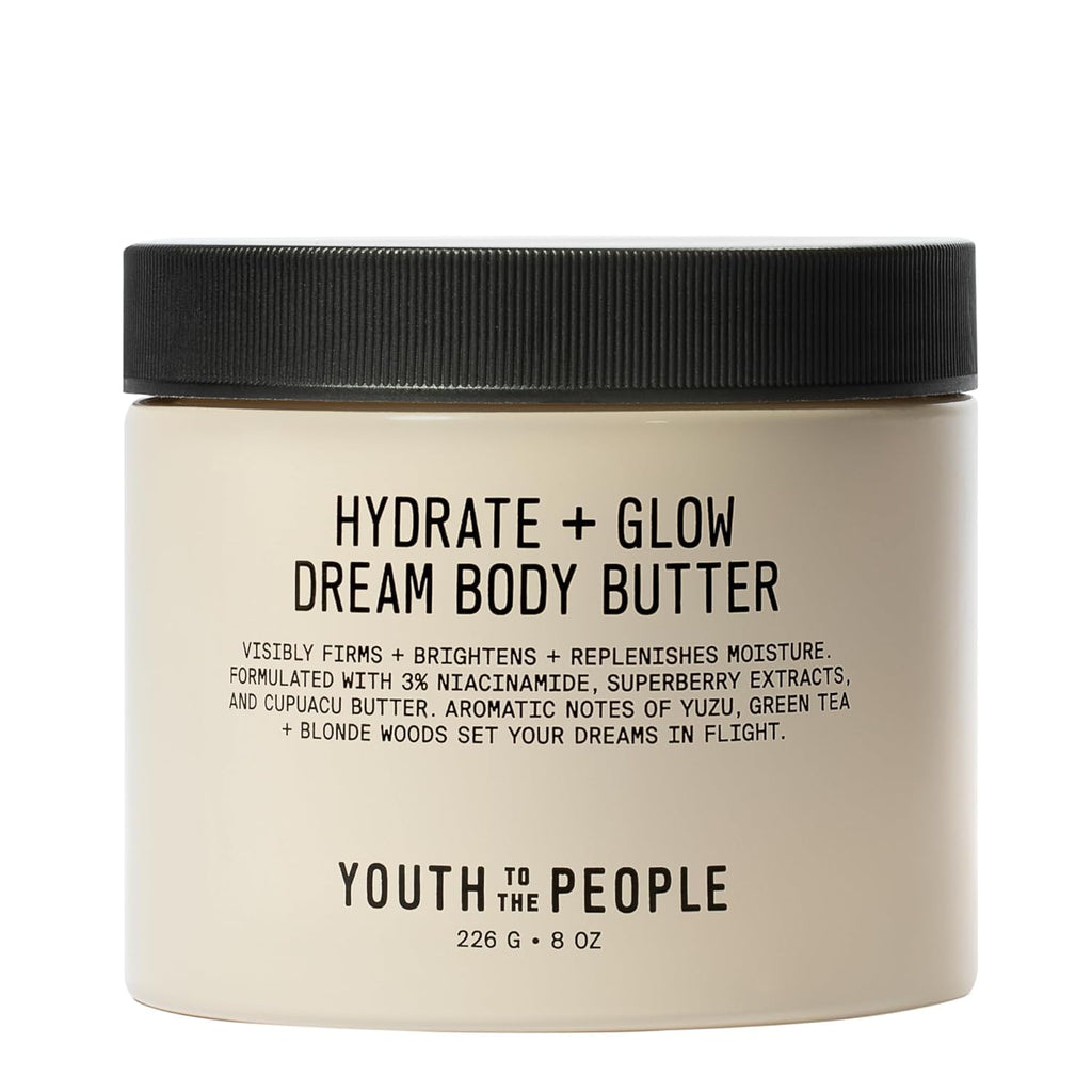 Youth To The People Superberry Hydrate + Glow Dream Body Butter — Niacinamide, Jojoba & Cupuaçu
