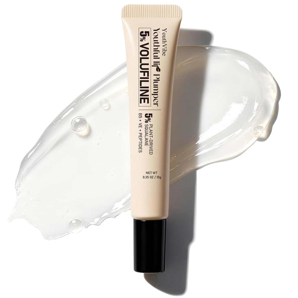 YouthVibe 5% Volufiline Lip Plumper – Gentle Daily Plumping with Squalane, Peptides & PDRN