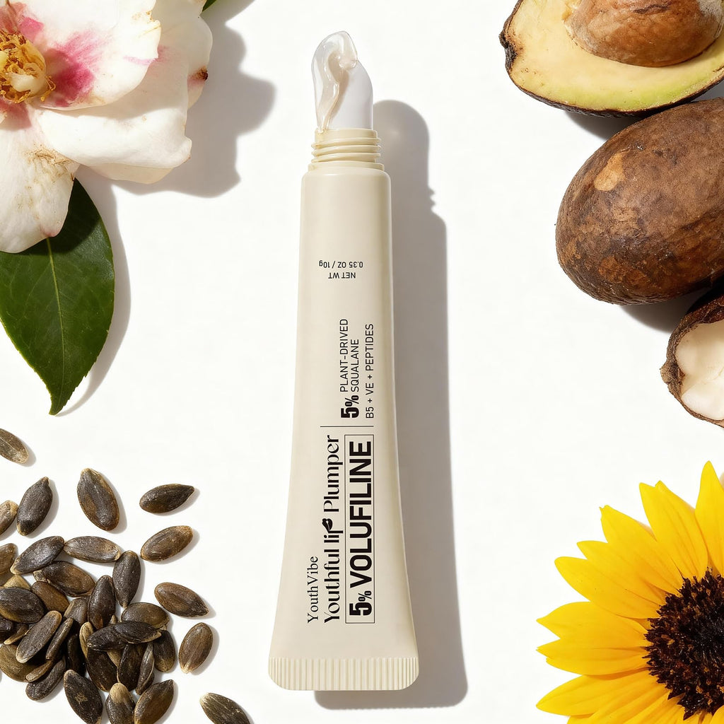 YouthVibe 5% Volufiline Lip Plumper – Gentle Daily Plumping with Squalane, Peptides & PDRN