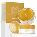 YOYORY 24K Gold Eye Patch Masks – 60 Pcs Hydration with Caffeine & Collagen for Dark Circles & Puffiness
