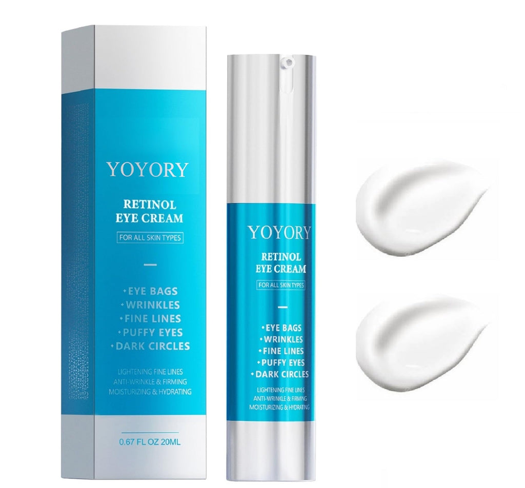 YOYORY Retinol Eye Cream – Brighten Under-Eye, Smooth Fine Lines & Puffiness (0.67 fl oz)