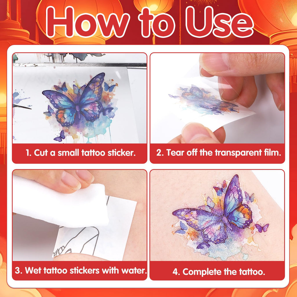 Yoyuspy Chinese New Year Temporary Tattoos – 200+ Horse Designs for Lunar New Year 2026