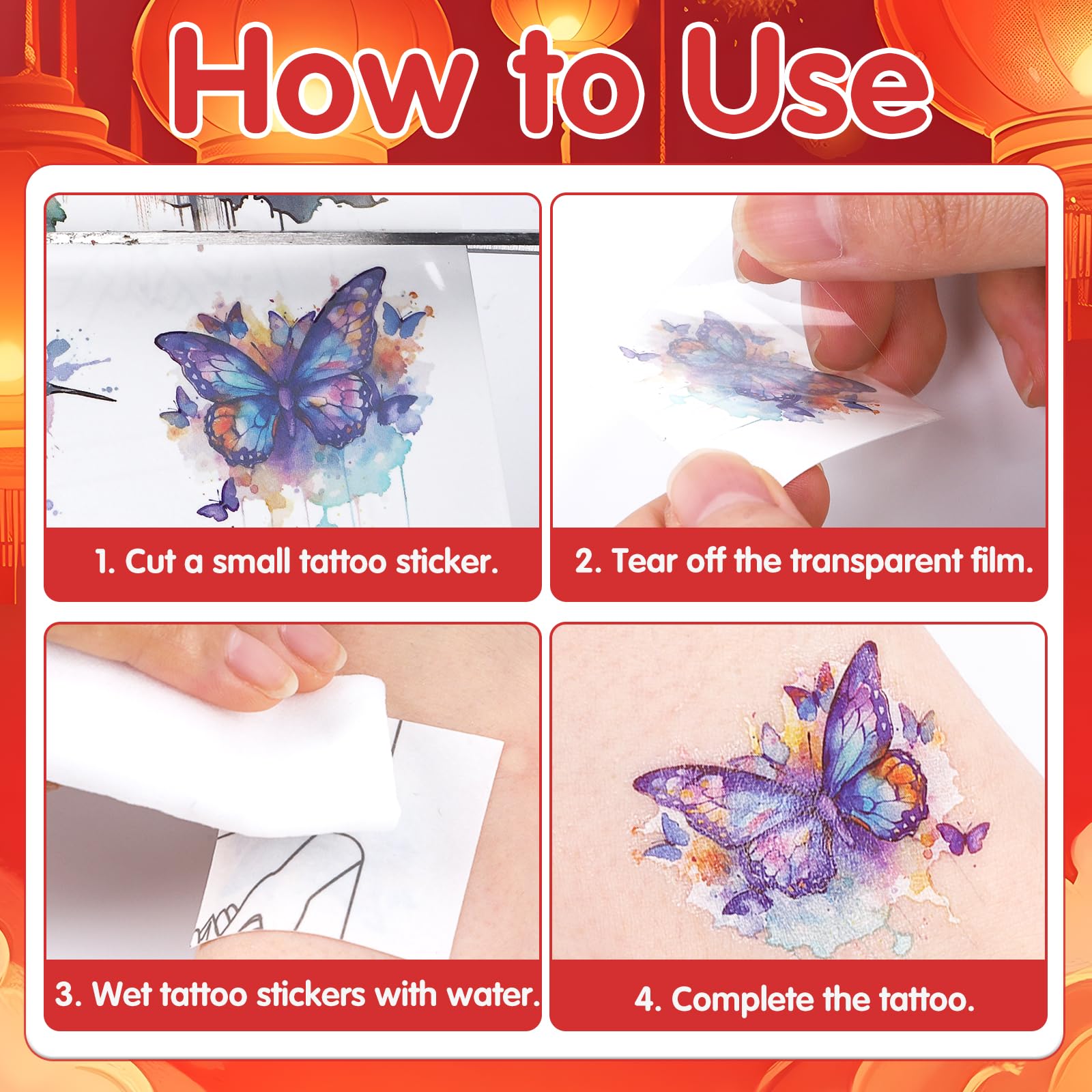 Yoyuspy Chinese New Year Temporary Tattoos – 200+ Horse Designs for Lunar New Year 2026