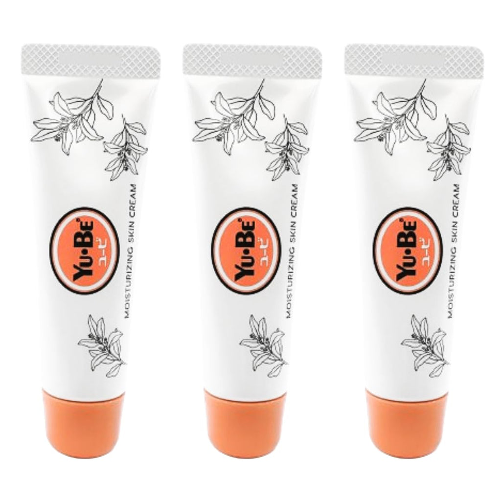 Yu-Be Moisturizing Skin Cream Trio – Ultra-Hydration, Non-Greasy, Face & Body (1 fl oz/28 mL x 3)