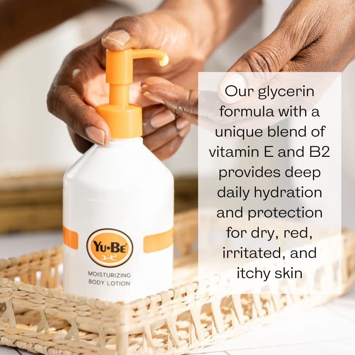 Yu-Be Body Lotion for Dry, Sensitive Skin – Fast-Absorbing, Non-Greasy Hydration (3-Pack, 10.25 fl oz each)