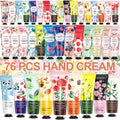 YUEONEWIN Hand Cream Gifts Set – 76-Pack Variety Scents, Travel Minis, Bulk Gifts for Women