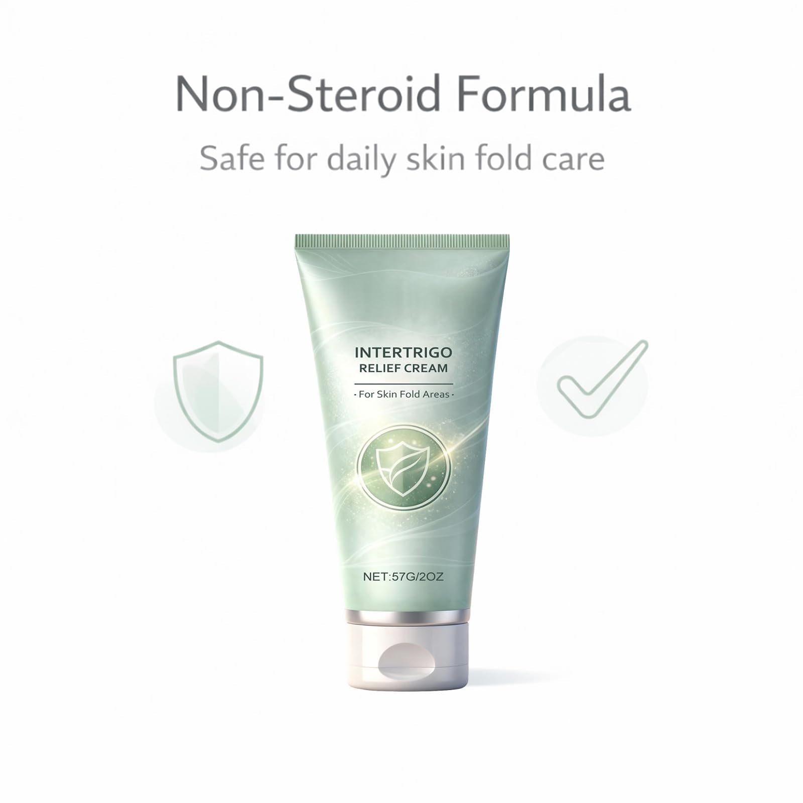 Yurisphere Healora Intertrigo Relief Cream – Zinc Oxide Barrier, Non-Greasy, Non-Steroid, 2-Pack