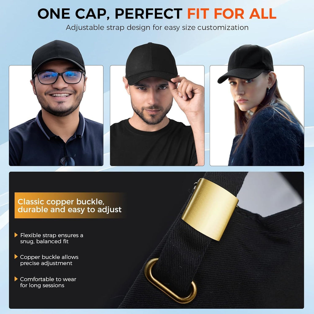 Yuxian Red Light Hair Growth Cap – Portable 660nm LED Hair Care Cap