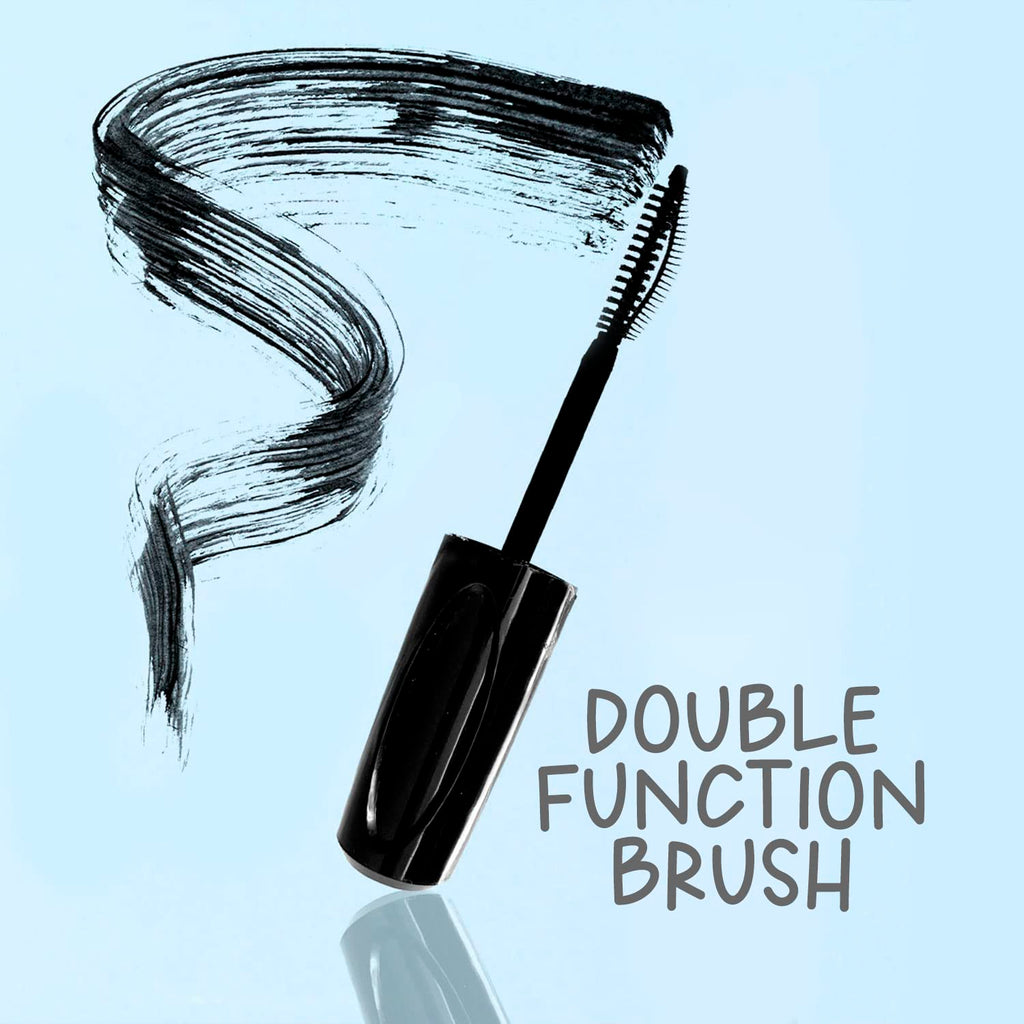 YuYa Cruelty-Free Mascara with Double Texture Applicator 10g – Intense Length & Lasting Volume