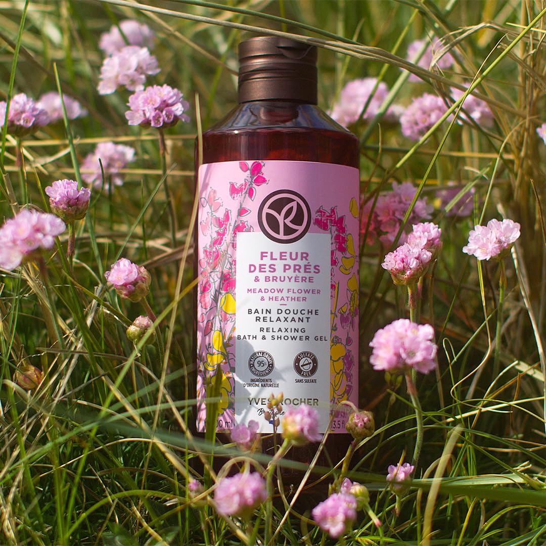 Yves Rocher Field Flowers & Heather Meadow Bath & Shower Gel – 400 ml