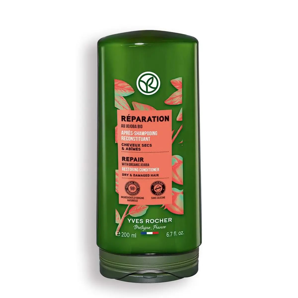 Yves Rocher Nourishing & Restoring Jojoba Oil Conditioner – Deep Hydration & Repair, 200 ml