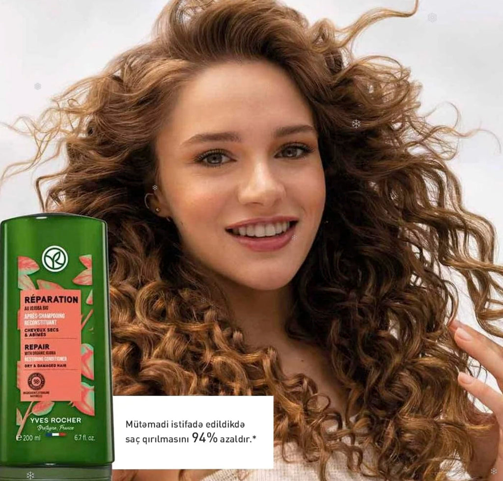 Yves Rocher Nourishing & Restoring Jojoba Oil Conditioner – Deep Hydration & Repair, 200 ml
