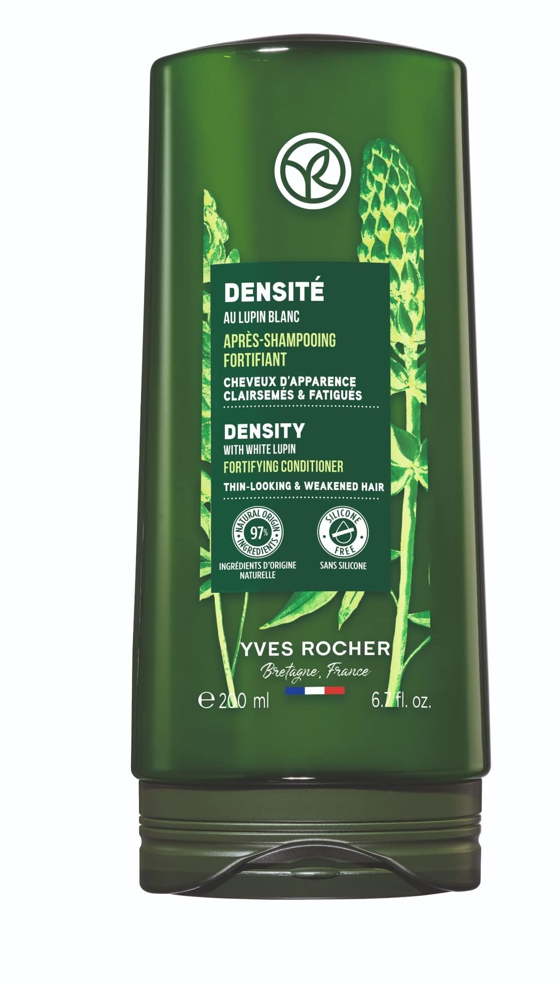 Yves Rocher Fortifying Conditioner – Density Rescue for Strong, Detangled Hair | 10.1 fl oz