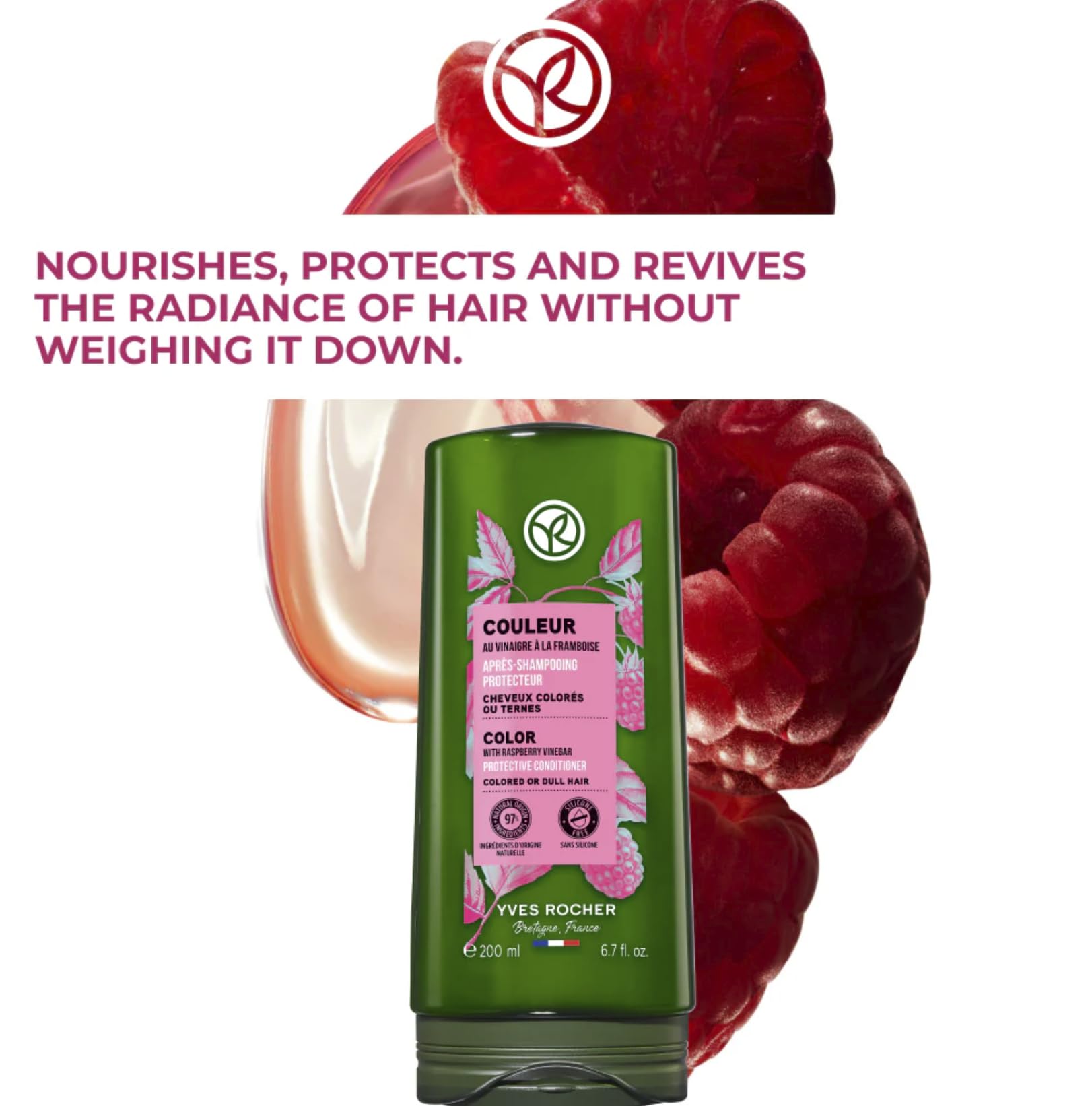 Yves Rocher Color Protection & Shine Shampoo & Conditioner Set