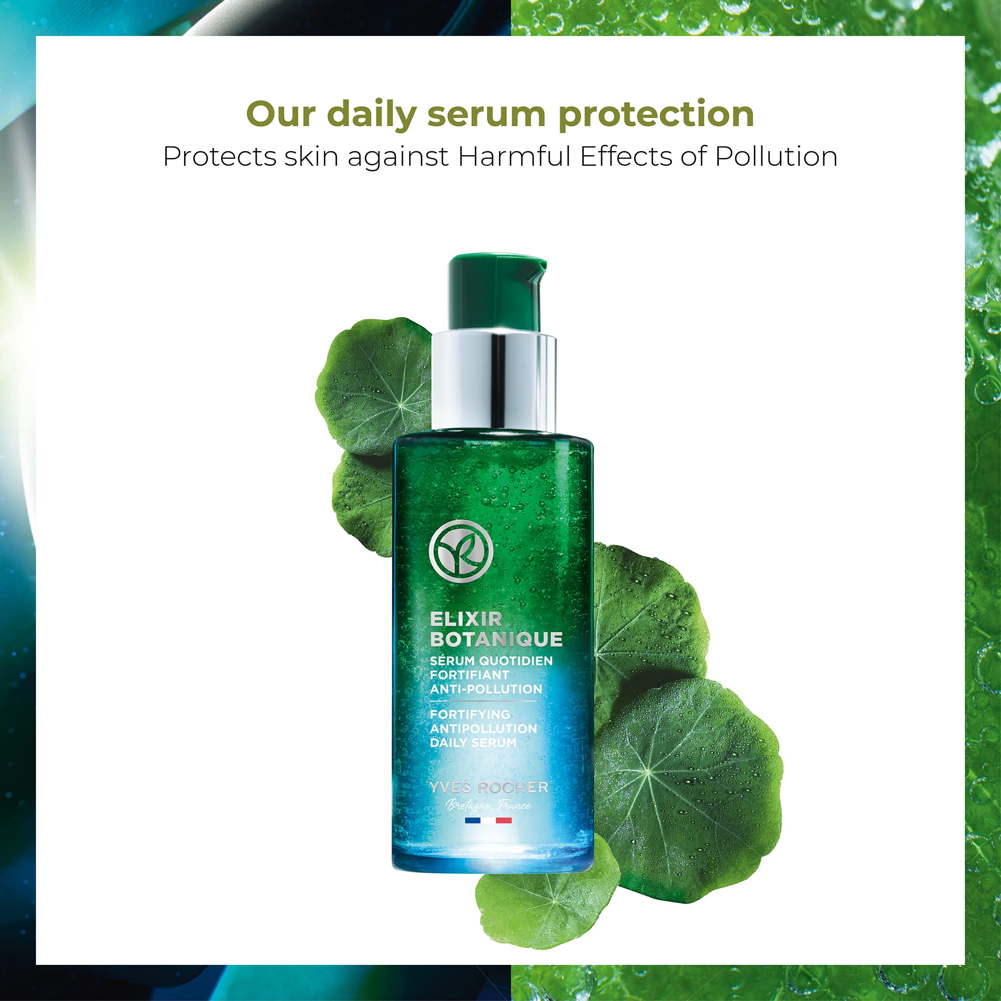 Yves Rocher Elixir Botanique Fortifying Anti-Pollution Daily Serum | 50 ml / 1.69 fl oz