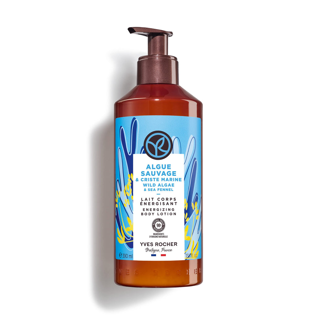 Yves Rocher Energizing Wild Algae & Sea Fennel Body Lotion – 390 ml
