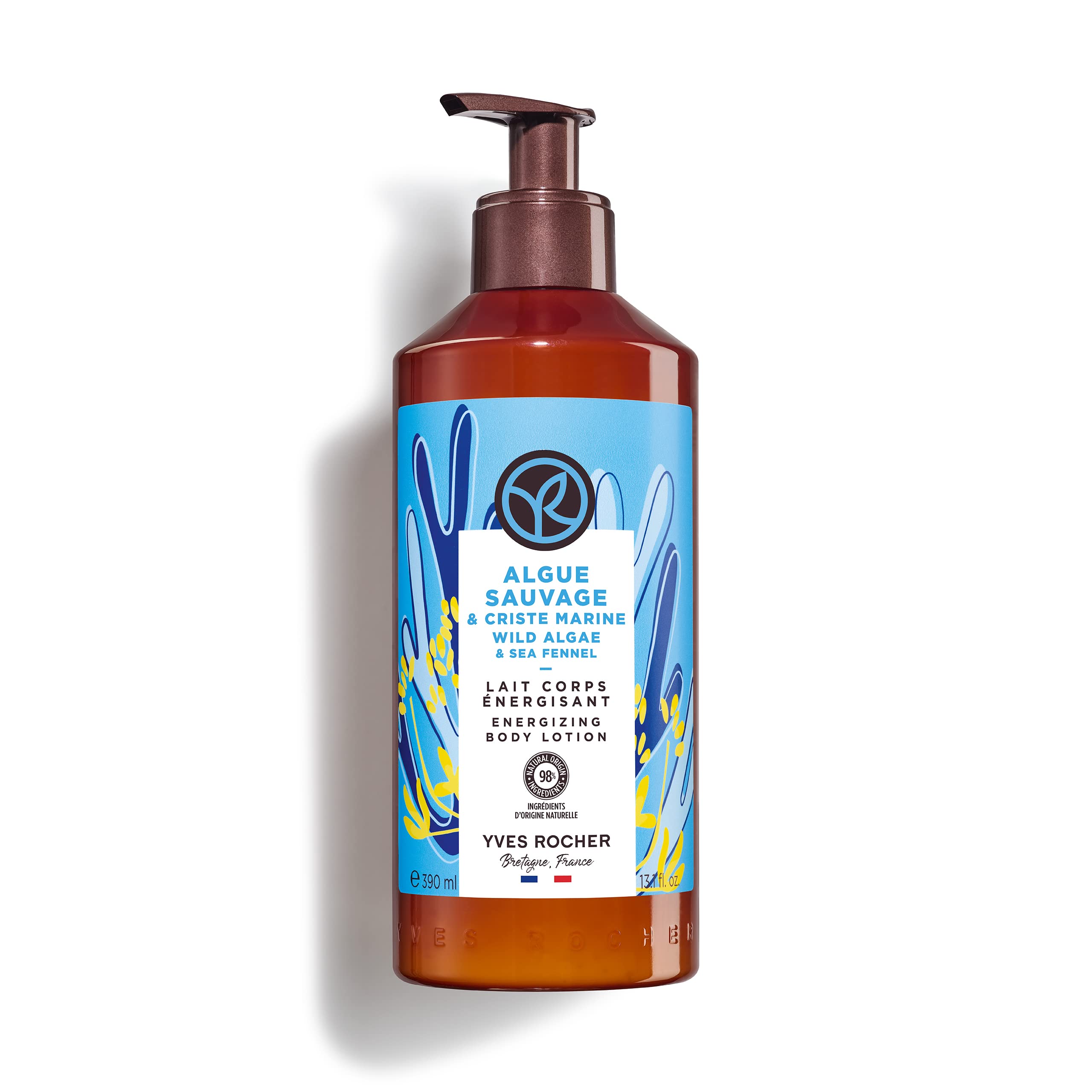Yves Rocher Energizing Wild Algae & Sea Fennel Body Lotion – 390 ml