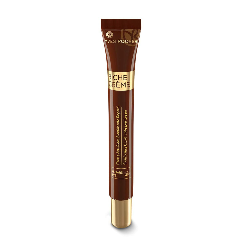 Yves Rocher Eye Cream Riche Crème – Comforting Anti-Wrinkle for Mature & Dry Skin, 14 ml