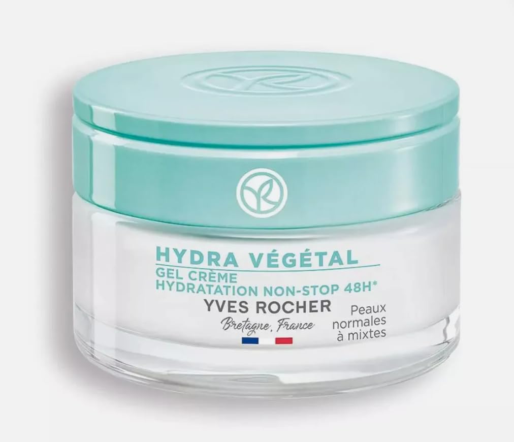 Yves Rocher Hydra Vegetal 48h Non-Stop Gel Cream 50 ml – Lightweight Hydration