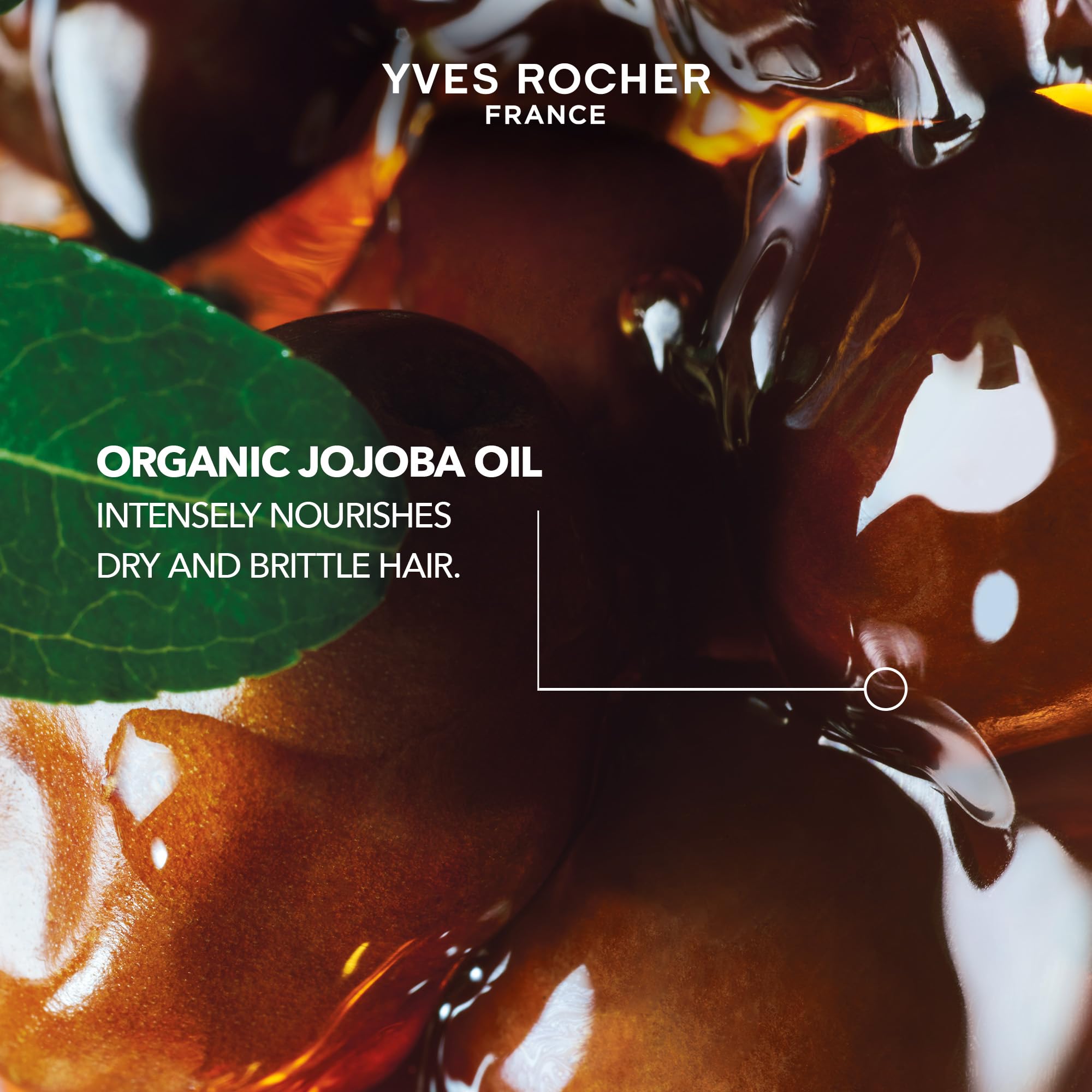 Yves Rocher Anti Breakage Serum with Organic Jojoba — Heat Protecting Fortifier, 100 ml
