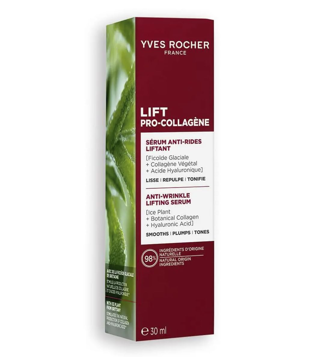 Yves Rocher Lift Pro-Collagene Anti-Wrinkle Concentrate Serum 30 ml | Firming & Hydration