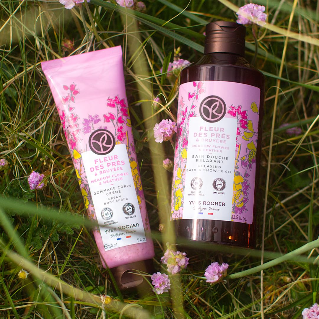 Yves Rocher Field Flowers & Heather Meadow Bath & Shower Gel – 400 ml